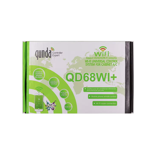 وحدة التحكم الشاملة Qunda QD68WI+ بنظام الواي فاي للتحكم في مكيفات الهواء
