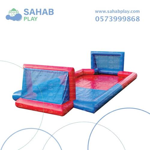 إيجار ملعب صابوني للتحديات الجماعية 10 × 5 متر في الدمام 