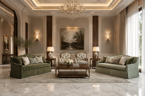  Versailles Merme Royal Sofa Set