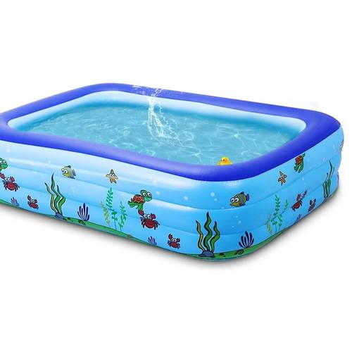 Inflatable Swimming Pool (196x143x60cm)مسبح مائي نفخ