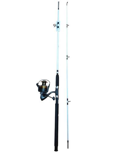 Fishing Rod (crocodile) قصبة فايبر قطعتين