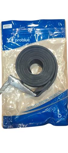 Diving Belt-Pro Blue حزام ربر بروبلو بكلة استيل
