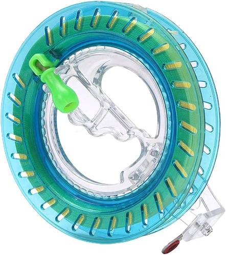Fishing HandLine Reel(kite & Fishing etc) طقم جاهز بكرة مع خيط حرير 18cm
