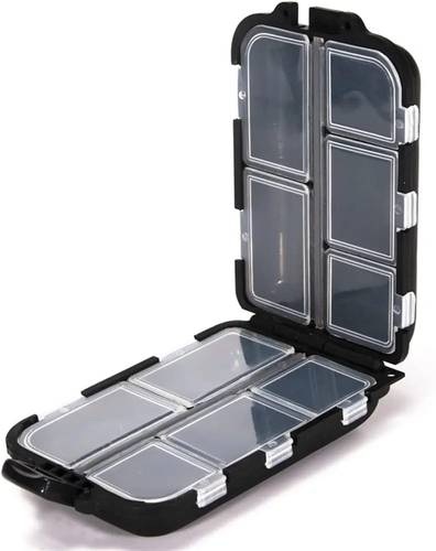 Mini Storage Box(fishing tackle box)صندوق معدات سنابات ومدورات اسود