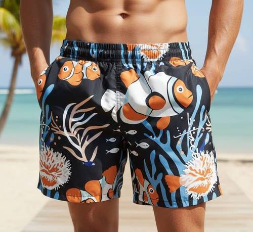 شورت سباحة جامبو Plain Short Big Size