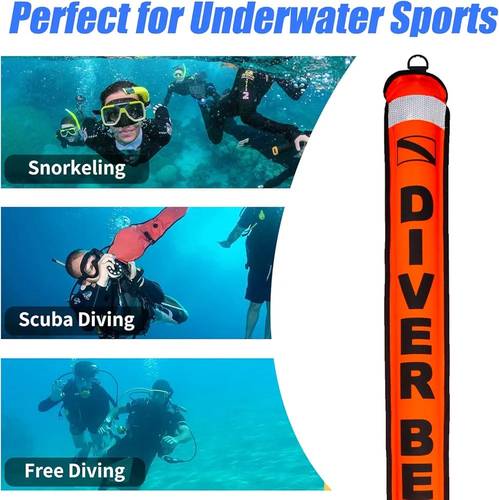 Diving Inflatable Scuba Signal Tube Float (Depth Bouy)