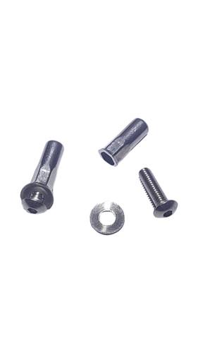 طقم براغي ستيل مثبت للخشب Wood screw set stainless steel