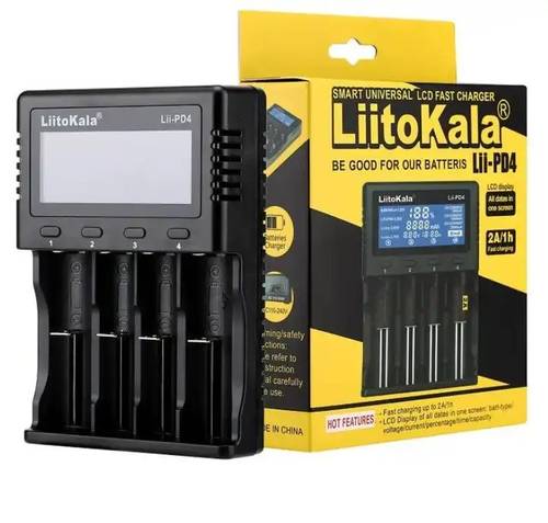 شاحن بطاريات متعدد بشاشة Charger Universal(LiitoKala)