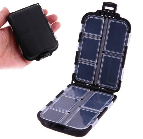 Mini Storage Box(fishing tackle box)صندوق معدات سنابات ومدورات اسود