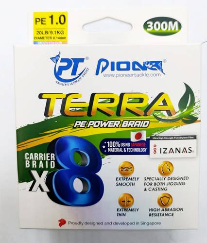 BRAID PIONER TERRA 8X 300M 