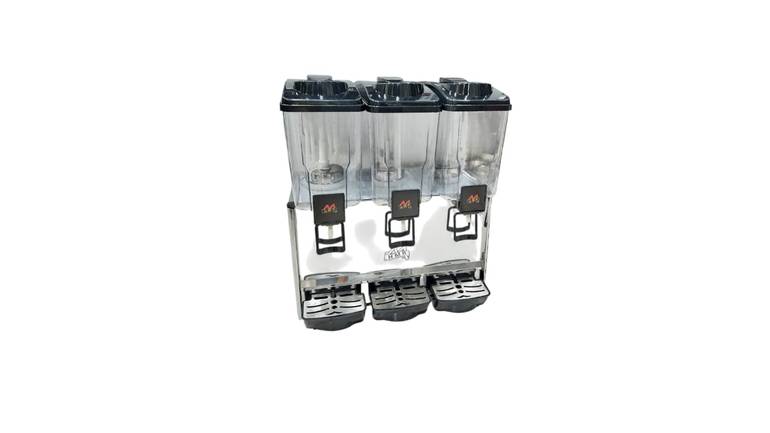 ماكينة عصير 3 حوض دوار اسود LSJ15*3