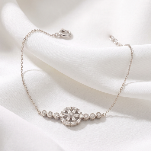 اسورة Diamond Halo فضة عيار 925