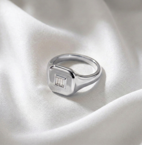الخاتم الملكي Pinky Ring فضة عيار 925