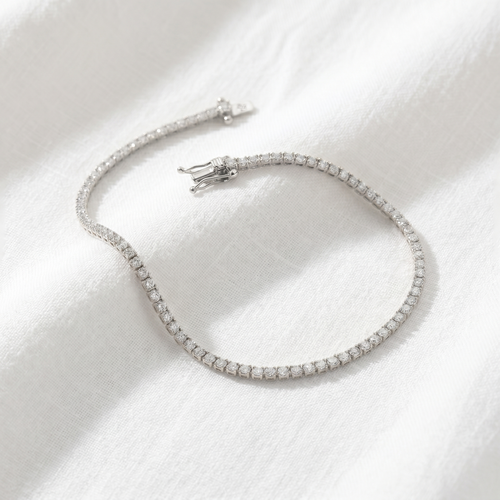 اسورة تنس 2 mm كلاسيك II فضة عيار 925