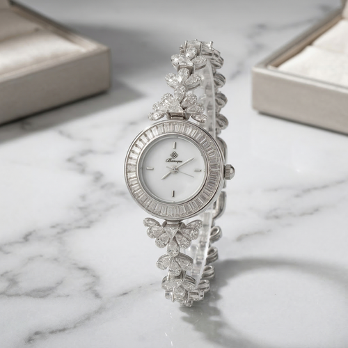 Bareeq Silver Watch I – 925 Sterling Silver