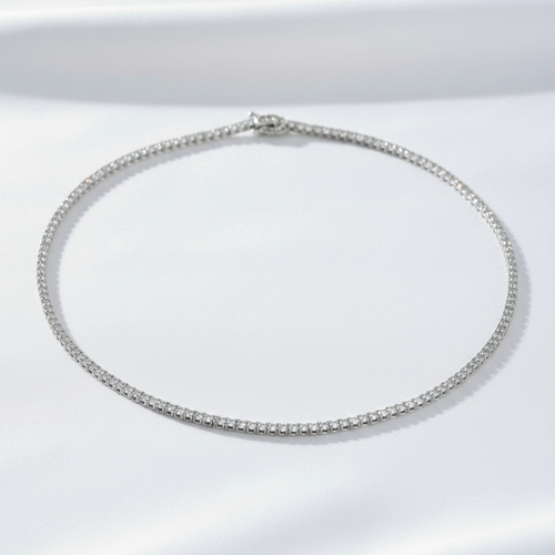 عقد تنس كلاسيك 2.5mm فضة عيار 925