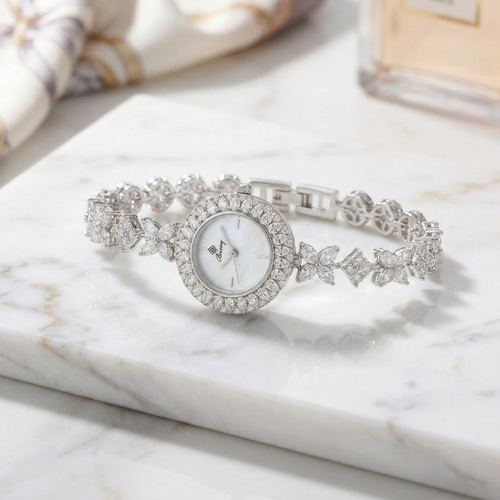 Bareeq Silver Watch II – 925 Sterling Silver