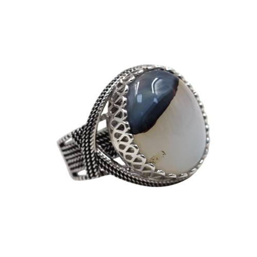 خاتم رجالي فضة عيار 925
