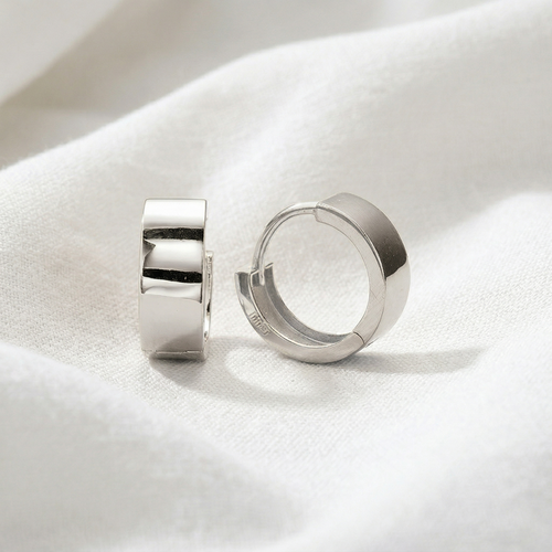 Hoop Earrings - 925 Silver Jewelry 