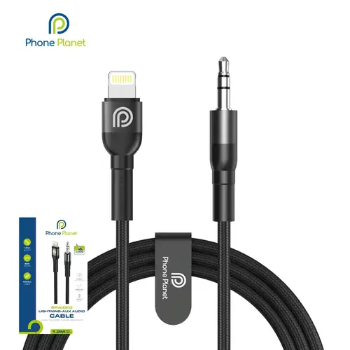  كابل Lightning إلى منفذ 3.5mm، الطول 1.2 متر