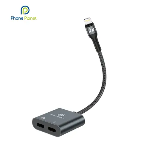  كابل متعدد الوظائف، صوت + شحن عبر Lightning، بطول 15 سم