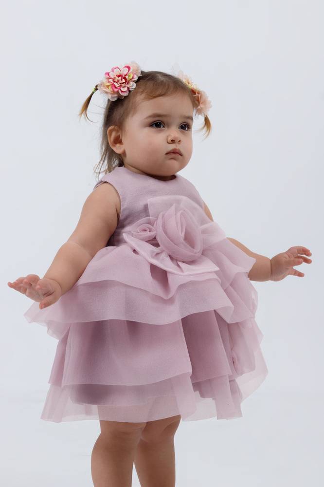Opulent Orchid Gown