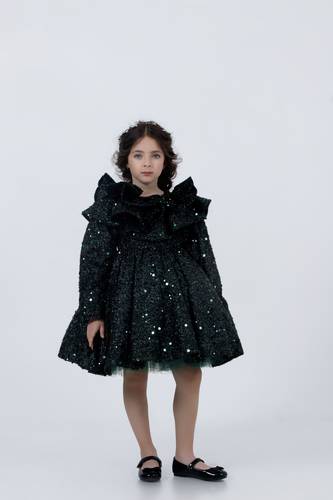 Sparkling green Gown