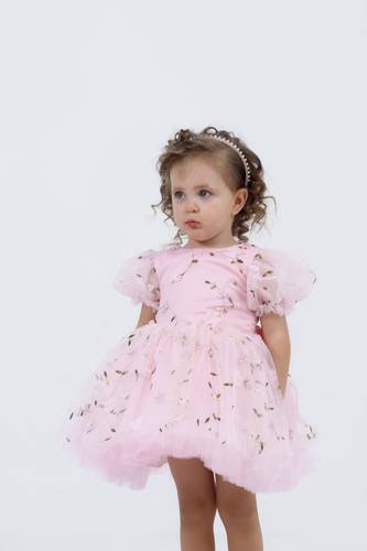   Velvet Bloom Gown pink