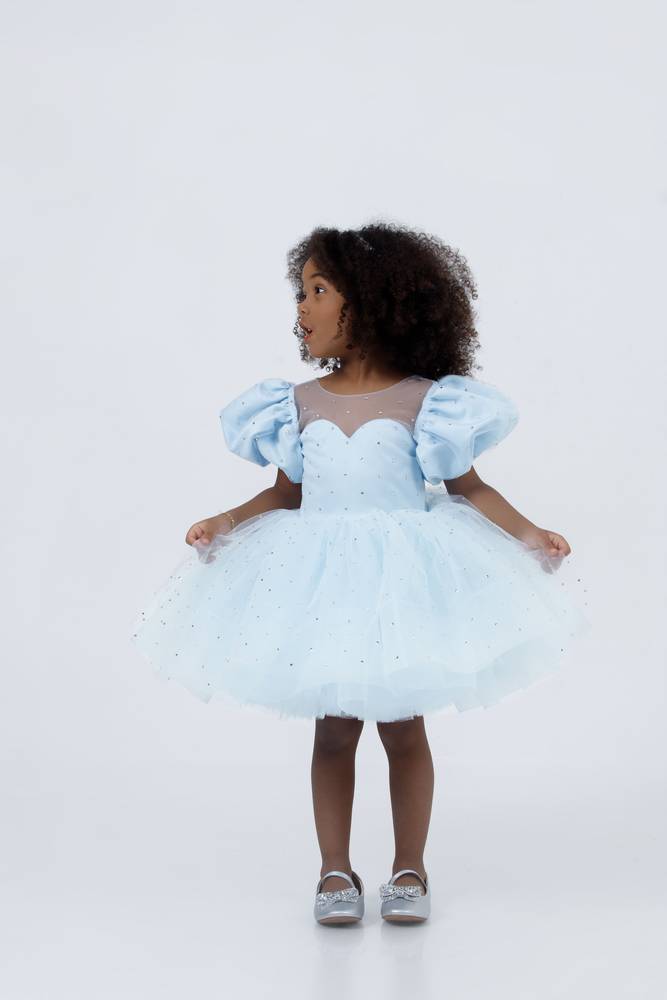 Crystal Sapphire Gown