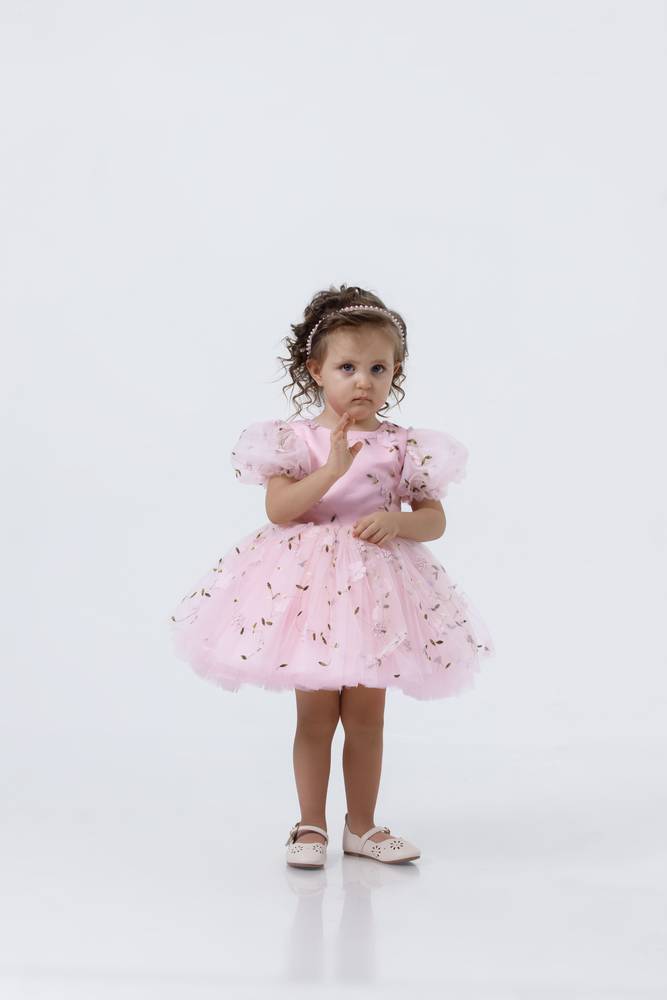   Velvet Bloom Gown pink