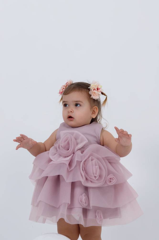 Opulent Orchid Gown