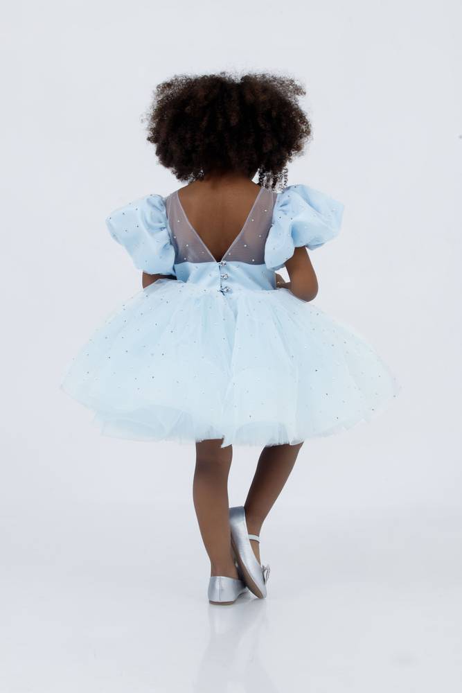 Crystal Sapphire Gown