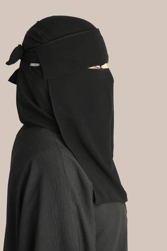 نقاب ملكي طويل مغاط ربط عريض
