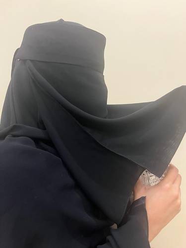 نقاب الاكل والشرب 