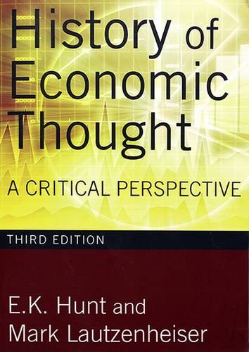 HISTORY OF ECONOMIC THOUGHT - THIRD EDITION