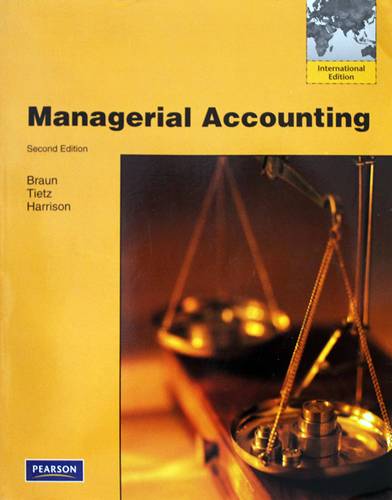 MANAGERIAL ACCOUNTING  - INTER ED -- SECOND EDITION