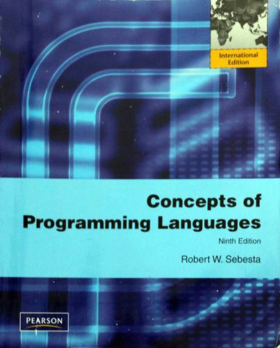 CONCEPTS OF PROGRAMMING LANGUAGES - NINTH EDITION