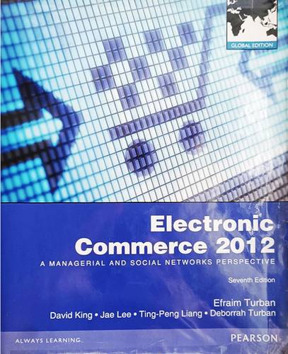 ELECTRONIC COMMERCE 2012 -  SEVENTH EDITION