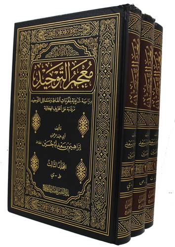 معجم التوحيد دراسة شرعية لمفردات الفاظ ومسائل التوحيد 3/1   ( مجلد ) شاموا لونان