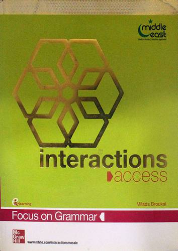 INTERACTIONS ACCESS FOCUS ON GRAMMAR   (غلاف) ابيض