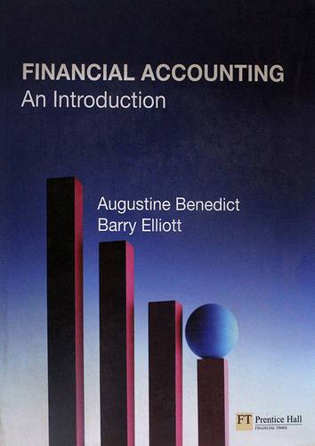 FINANCIAL ACCOUNTING - AN INTRDUCTION