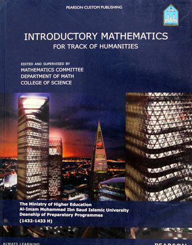 INTRODUCTORY MATHEMATICS FOR TRACK OF HUMANITIES