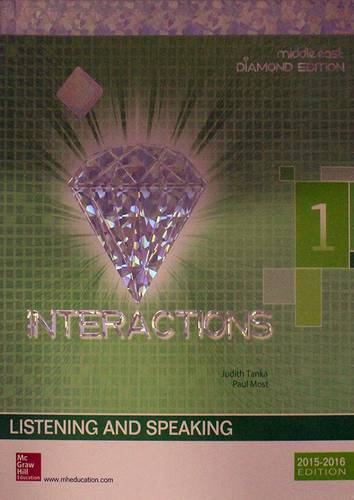 INTERACTIONS -1- LISTENING AND SPEAKING - DIAMOND EDITION