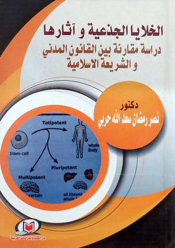  الخلايا الجذعية واثارها - دراسة مقارنة بين القانون المدنى والشريعة الاسلامية ( كرتونى ) ابيض
