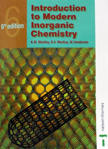 Introduction to Modern Inorganic Chemistry, 6th edition 6th Edition
