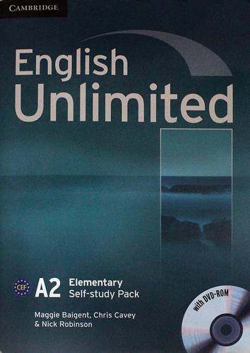 ENGLISH UNLIMITED -- A2 - ELEMENTARY - SELF-STUDY PACK +DVD