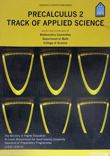PRECALCULUS --2-- TRACK OF APPLIED SCIENCE