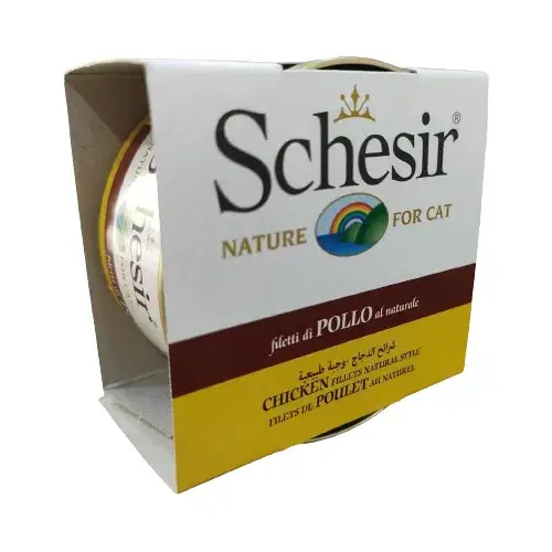 Schesir Chicken fillets natural style 85g 