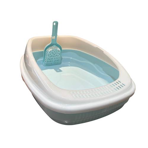 cat litter box without sifter, with sieve 