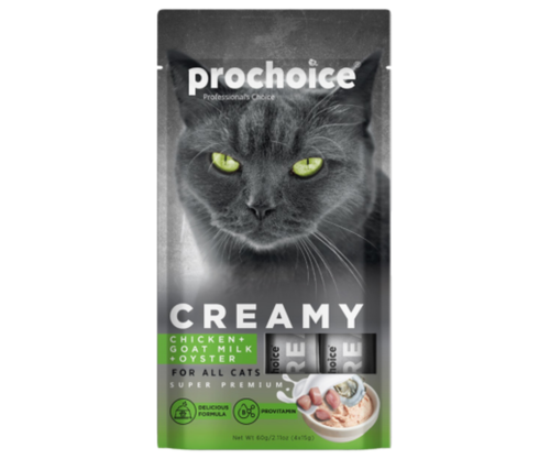 ProChoice Creamy – Chicken + Goat Milk + Oyster (For All Cats)